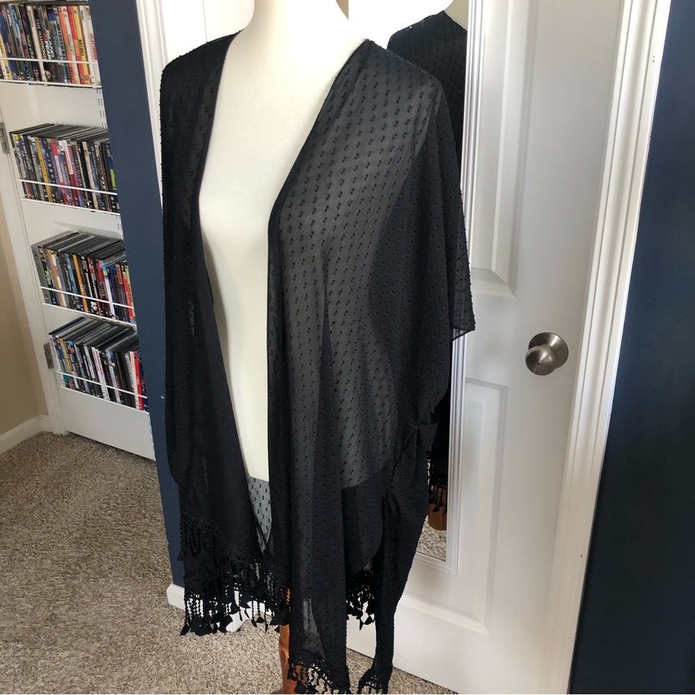 Black Sheer Coverup